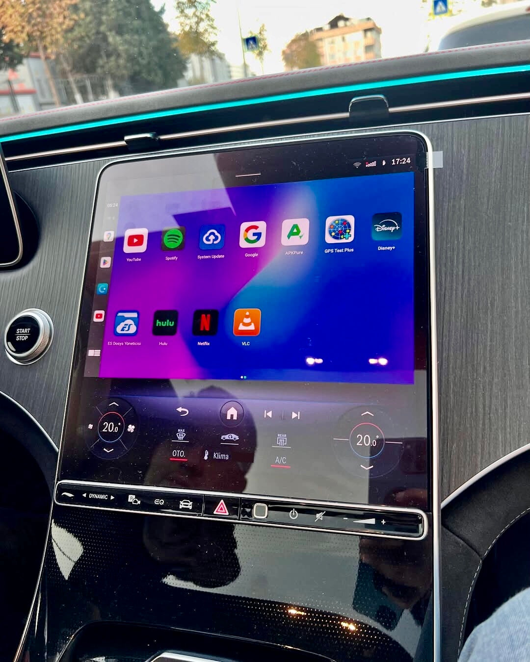 Youtube & Netflix AI-Box per Mercedes